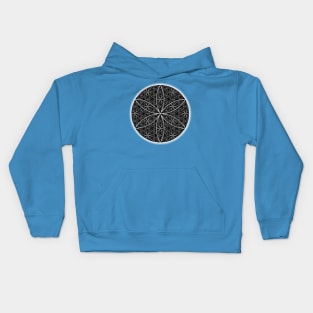 Dimensional Flower of Life 3 - On the Back of Kids Hoodie